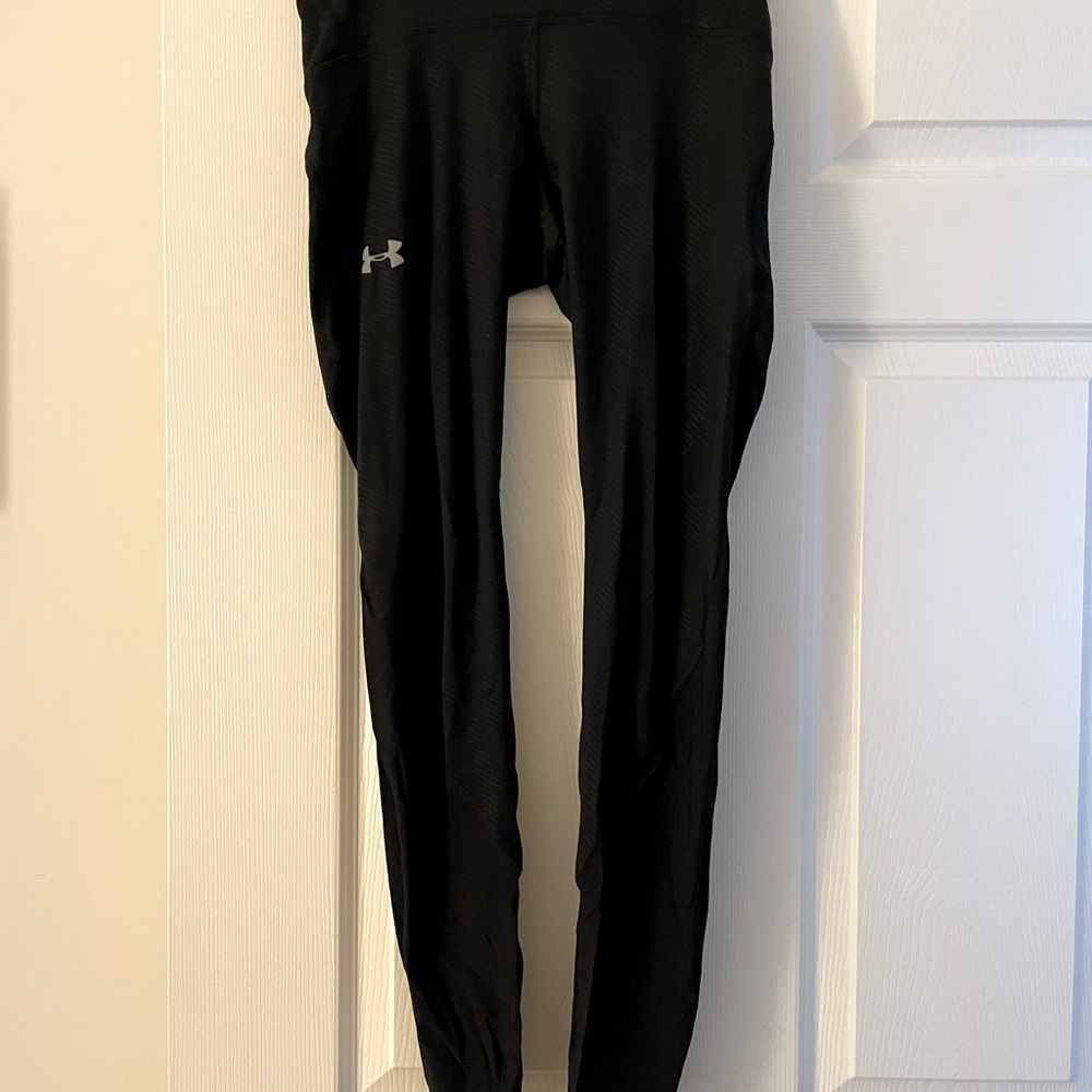 Never been worn black Under Armour Heat Gear Compression Leggings